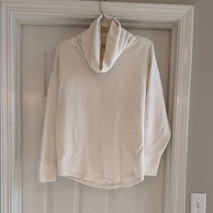 Cable & Gauge Studio Gray Cowl Neck Hoodie | Size S BUTTER SOFT!